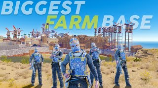 We Made The BIGGEST FARM BASE - Rust