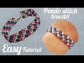 Pondo stitch bracelet/Simple and elegant bracelet/Easy jewelry making at home/DIY Tutorial