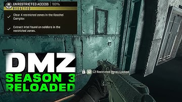 UNRESTRICTED ACCESS FOR SEASON 3 MW2 DMZ (TIER 5 STORY MISSION "REDACTED")