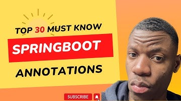 30 Must Know annotations for every SpringBoot Developer