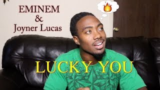 {{REACTION}} Eminem - LUCKY YOU ft. Joyner Lucas (OFFICIAL AUDIO)