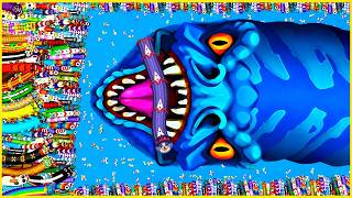 🐍 WORMSZONE.IO #191 | GIANT SLITHER SNAKE TOP 01 🏆 | Epic Worms Zone Best Gameplay! 🔥 screenshot 2