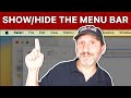 How To Hide and Show the Menu Bar On Your Mac