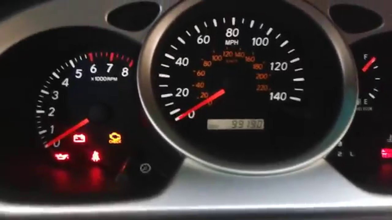 Check Engine Light On Toyota Highlander