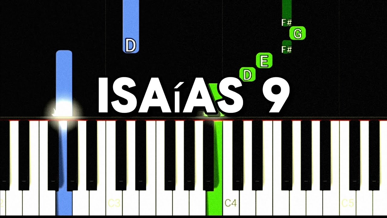 Isaías 9 | piano e teclado tutorial iniciante