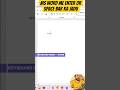 3. Word में Enter + Space दबाओ और Magic #trending #shortvideo #msword