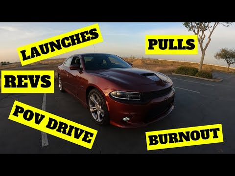 POV DRIVE ON 2021 DODGE CHARGER RT W/ MUFFLER DELETE AND AFE COLD AIR