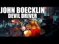 John Boecklin (Devildriver) - 'Clouds Over California' live drum cam