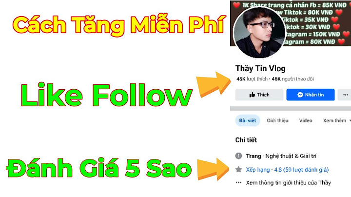 Mất đánh giá 5 sao trên fanpage