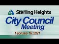 2-16-21 City Council Meeting