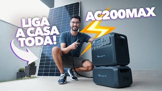 Essa BATERIA pode ligar sua CASA TODA em um APAGÃO! | Bluetti AC200Max