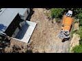 Building an addition part 3: Drainage, backfill and basement slab pour