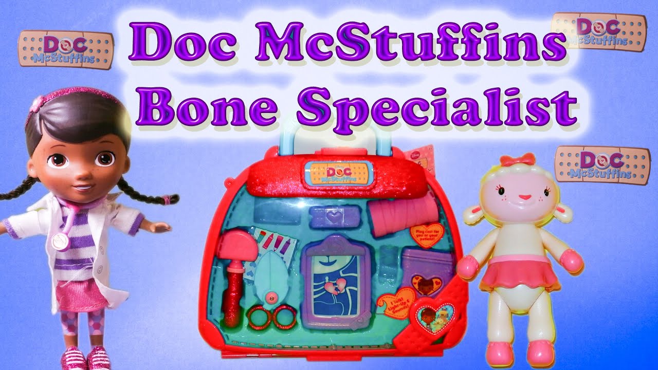 DOC MCSTUFFINS Bone Specialist Playset Video Toy Review YouTube