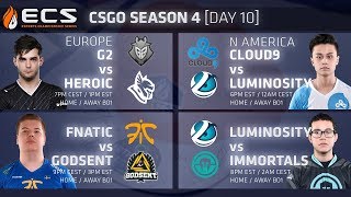 ECS CS:GO S4 DAY 10: Cloud9 vs Luminosity (Inferno)