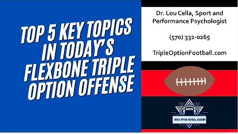 5 Biggest Topics in Today’s Flexbone Triple Option Offense #coaching #airforcefootball