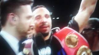 Andre Ward wins Sergey Kovalev Championship Belts