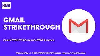 Strike through text in Gmail with this cool trick