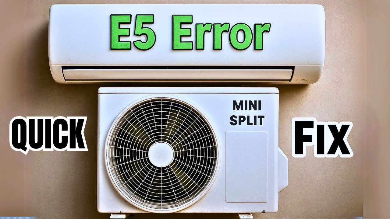Troubleshooting the E5 Error Code: Expert Tips for Mini Split AC Owners
