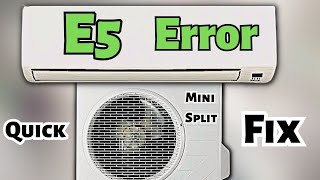 troubleshooting the e5 error code: expert tips for mini split ac owners
