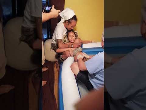 CORON ISLAND - WATER BIRTH DELIVERY. PART 6