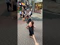 彼氏に踏まれないように必死#couple #カップル #japanese