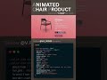 Animated Chair | Smooth 3D Product Design | Aesthetic Motion Reel 🪑✨” #100daysofcode