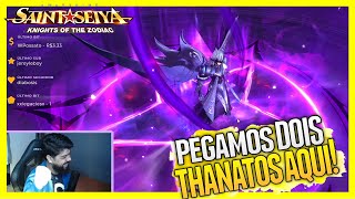 PEGUEI 2 THANATOS! O segredo é a CONSTELAÇÃO NOVA! | saint seiya awakening