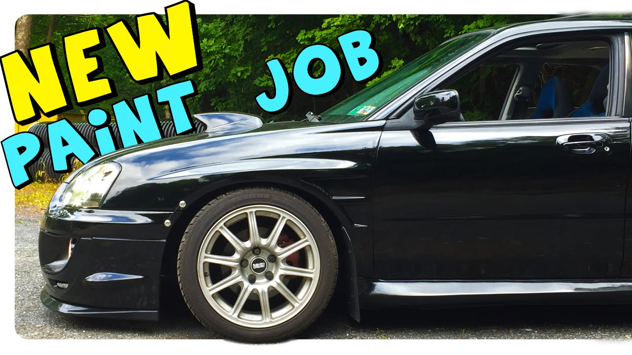 NEW PAINT JOB 2004 Subaru WRX YouTube