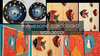 3 awesome wall decor ideas from cardboard