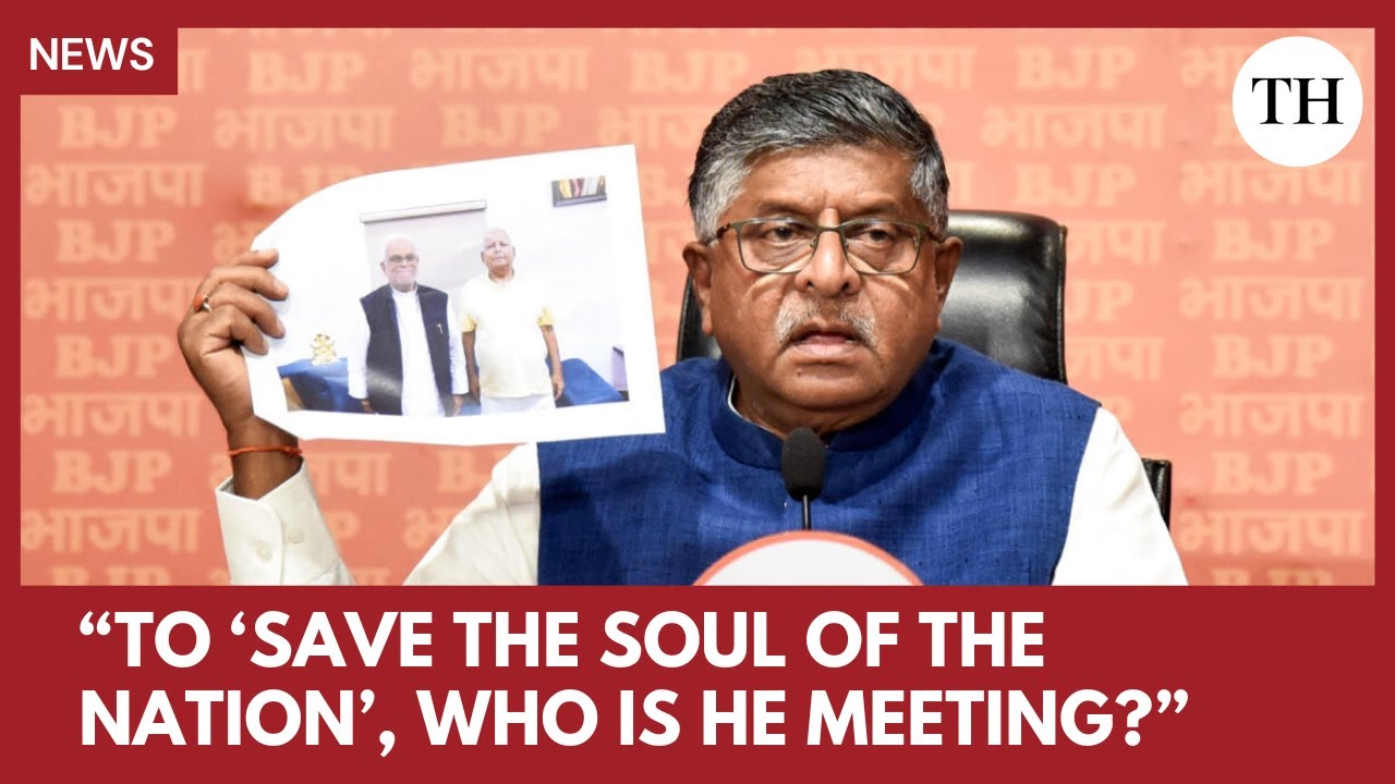 Ravi Shankar Prasad slams Justice Sudershan Reddy for meeting Lalu Prasad