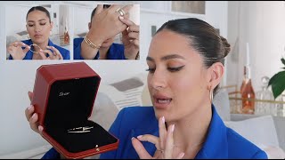 COME SHOPPING AT CARTIER | UNBOXING JUSTE UN CLOU BRACELET (SM, Yellow gold, diamonds)