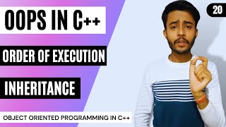 Order of Execution of Constructor-Destructor in Inheritance 🔥 | Hindi | OOPS LECTURE-20