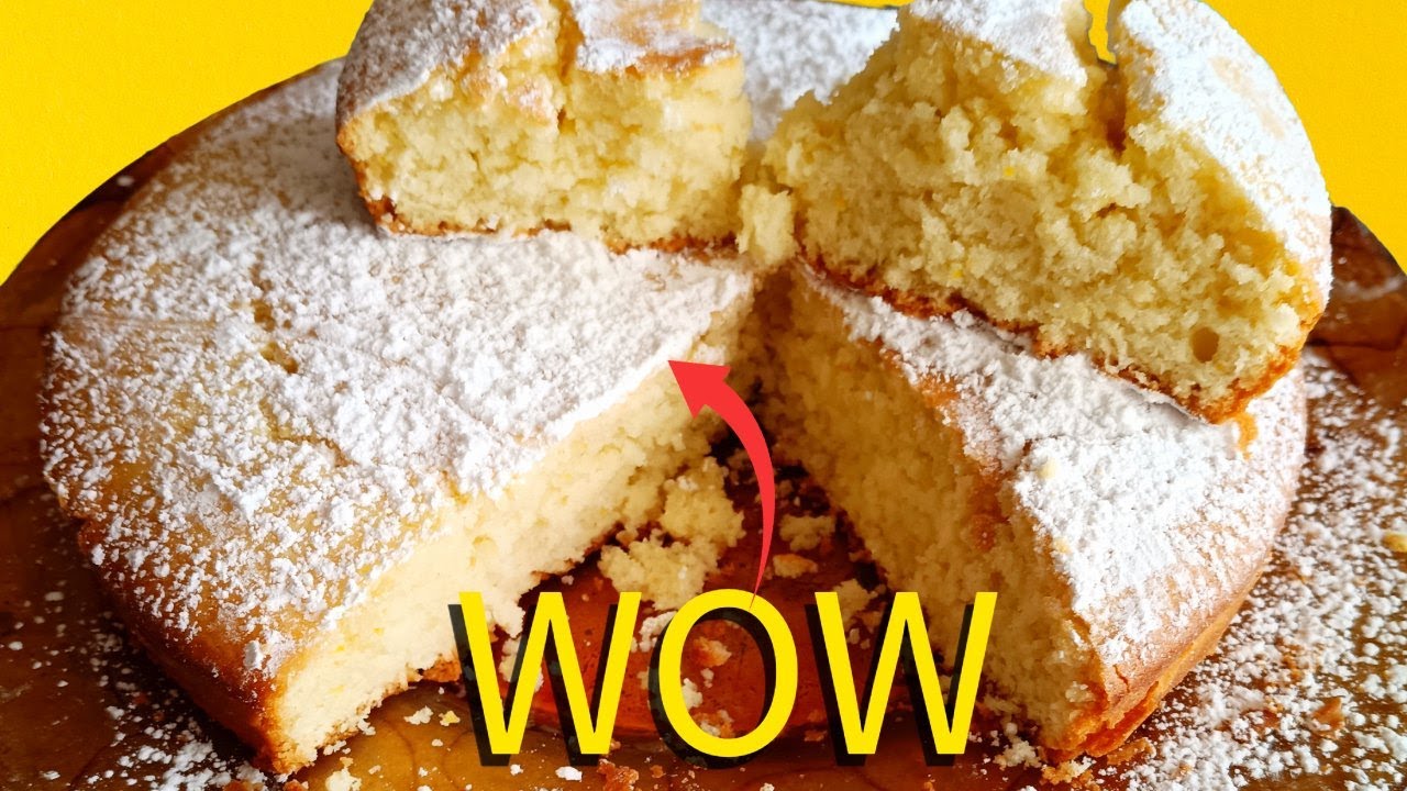 Torta all’Arancia Senza Uova e Senza Burro | Ricetta Facile e Morbidissima