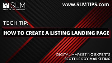 Tech Tip: How to Create a Listing Landing Page
