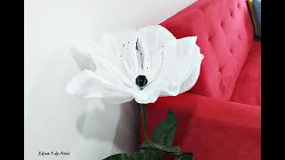 FLOR GIGANTE DE VOIL PARA DECORAÇÃO DA SUA SALA / DE CASAMENTO ANIVERSÁRIO OCASSIÕES ESPECIAIS