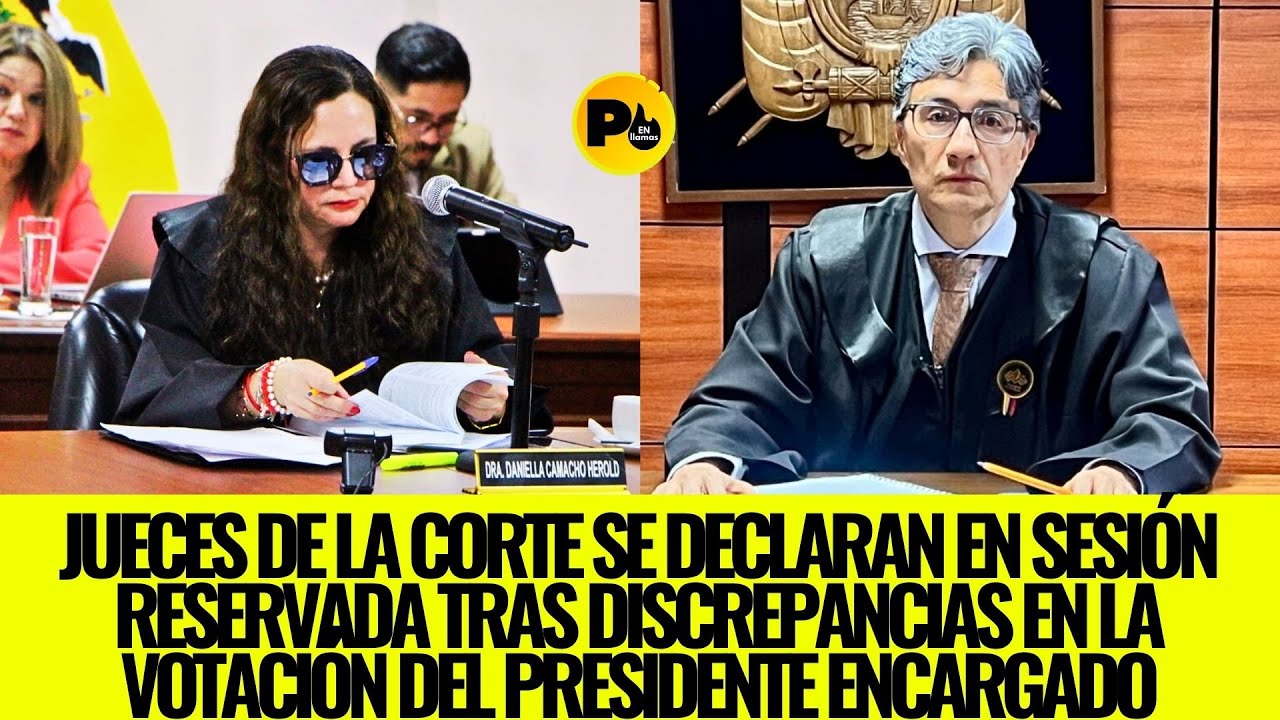 Jueces de la CNJ se declaran en sesión reservada tras discrepancias en la votación del presidente en