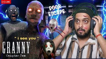 GRANNY LIVE GAMEPLAY || GRANNY LIVE HORROR GAMEPLAY VIDEO #1 #granny #shorts #shortslive #horrorgame