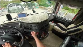 POV TRUCK DRIVING DAF XF 480 #5 |   MY UNLOAD IN GERMANY 🇩🇪