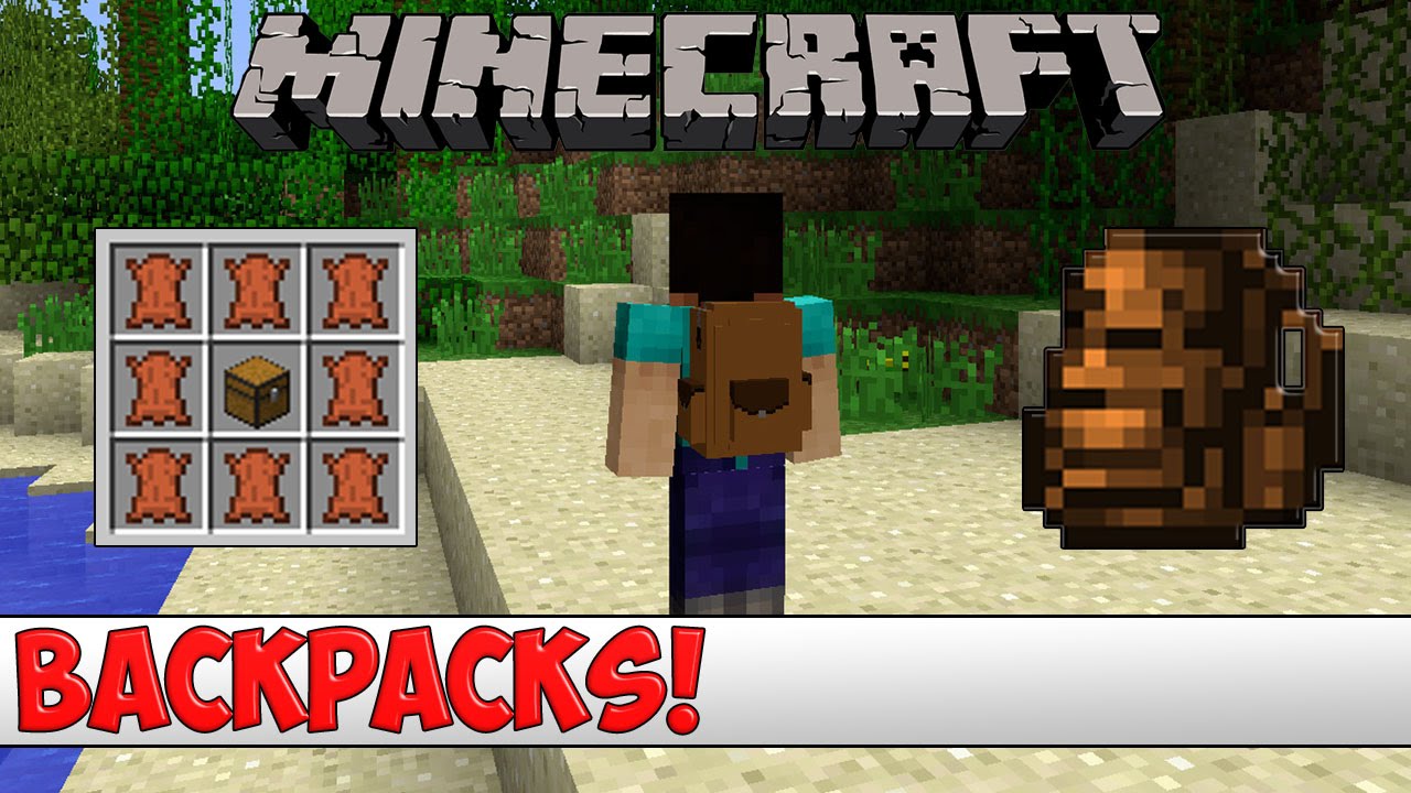 Minecraft Plugin Tutorial Backpacks YouTube