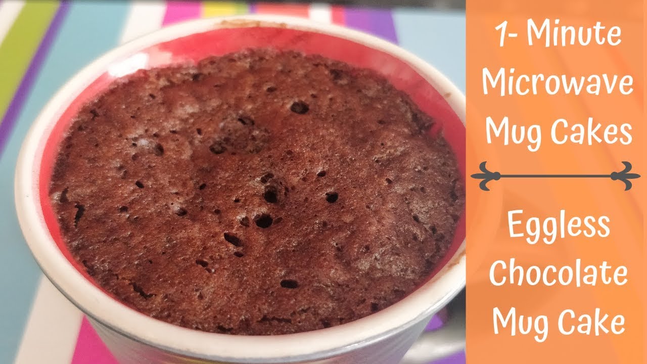 1-Minute Microwave Chocolate Mug Cake | Eggless Chocolate Mug Cake Recipe | TheHungryGypsy - YouTube
