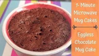 1-minute microwave chocolate mug cake | eggless recipe thehungrygypsy