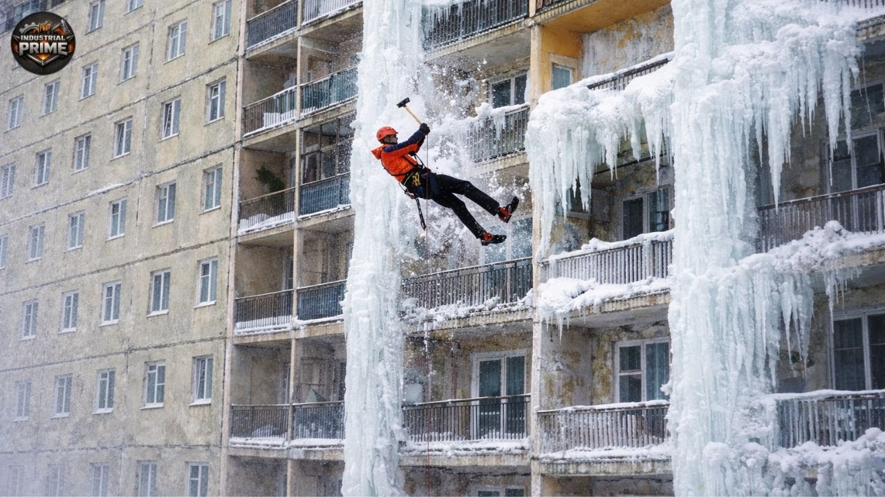 Idiot Snow Removal: Massive Roof Avalanche | Extreme Dangerous Plow Truck Fails #10