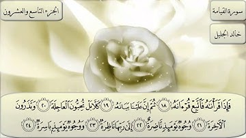 قران سورة القيامة بصوت الشيخ خالد جليل