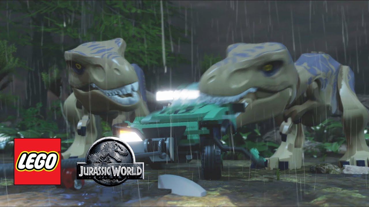 LEGO Jurassic World - Fuga dos Dinossauros Atrociraptor e T. Rex - Dular