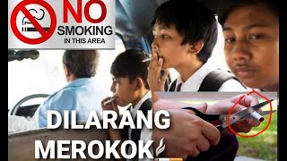 Full PRANK!! NO SMOKING🚭DI LARANG MEROKOK DI TEMPAT UMUM