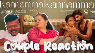 KARA - Kannamma En Kannamma Song | Couple Reaction 🥰 | Dhanush | GV Prakash