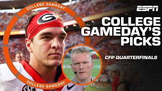 A CFP SHOWDOWN College GameDay s Quarterfinals picks