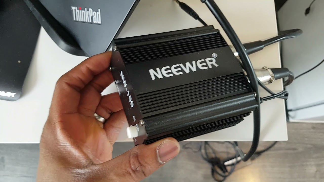 Neewer NW-800 Condenser Microphone - Help with Installation - YouTube