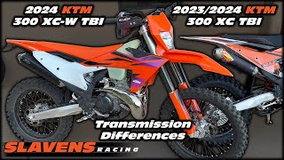 2024 KTM 300 XCW vs 300 XC  Transmission Differences