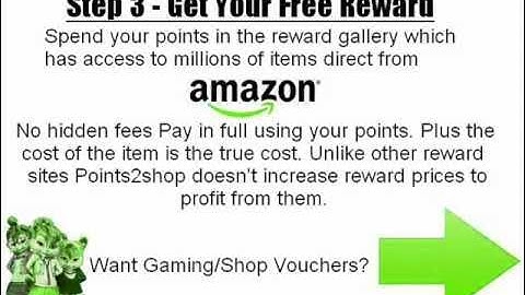 Introducing Points2Shop - The Leading International Free Reward Site - Free Amazon Gifts